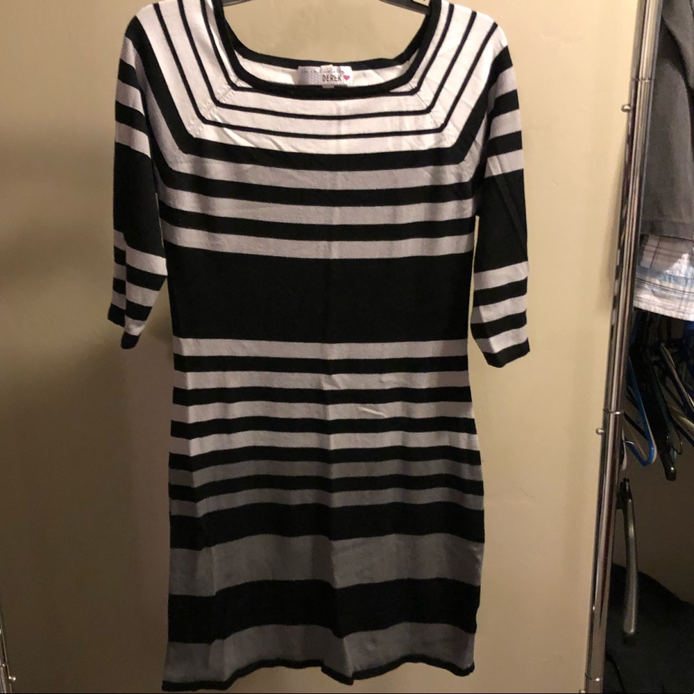 Striped tunic dress